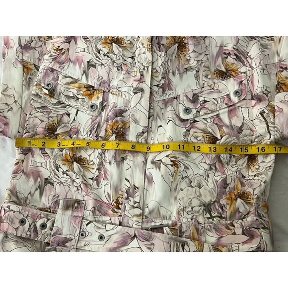 Rebecca Vallance Fleur Du Mal Belted Floral Mini Dress Size 4 US - Picture 11 of 12